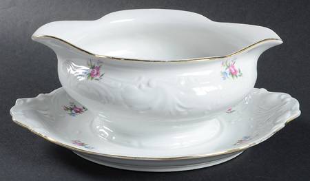 Minuet Gravy Boat with Attached Underplate