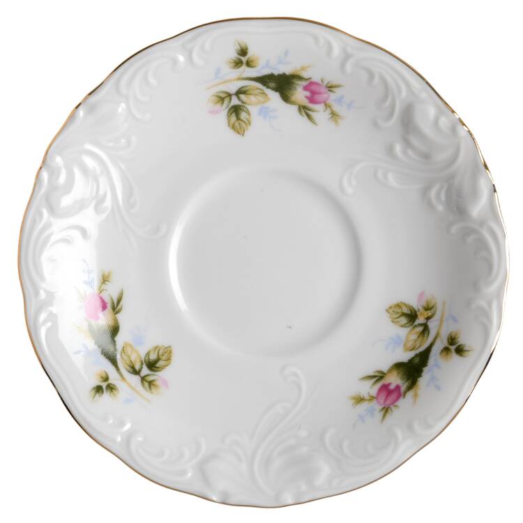 Moss Rose Saucer for Demitasse Cup