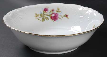 Moss Rose 9" Round Vegetable Bowl