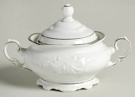 Platina Sugar Bowl & Lid