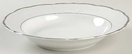 Platina Rim Soup Bowl
