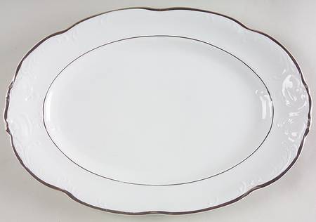 Platina 13" Oval Serving Platter
