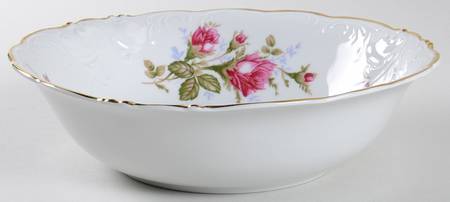 Pompadour Rose 9" Round Vegetable Bowl