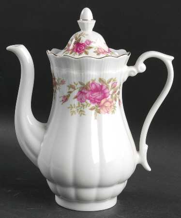 Rose Garden Coffee Pot & Lid