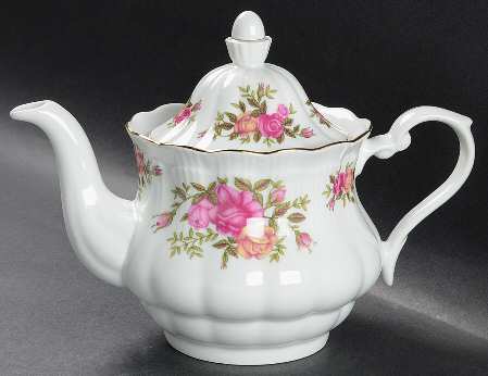 Rose Garden Teapot & Lid