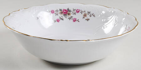 Rosebud 9" Round Vegetable Bowl