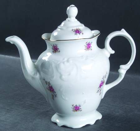 Rosebud Mini Coffee Pot & Lid