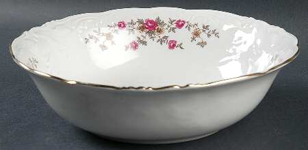 Rosebud 8" Round Vegetable Bowl