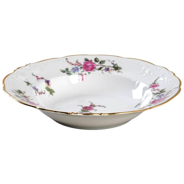 Sheraton Rose Rim Soup Bowl