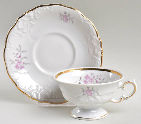 Spring Glen Footed Cup & Saucer Set