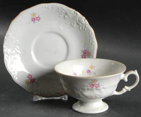 Spring Footed Cup & Saucer Set