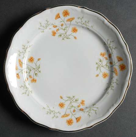 Spring Time Salad Plate by Walbrzych