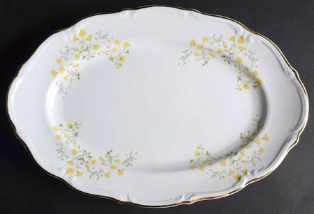 Spring Time 14" Oval Serving Platter