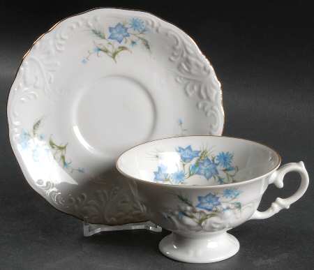 WLB1 Footed Cup & Saucer Set