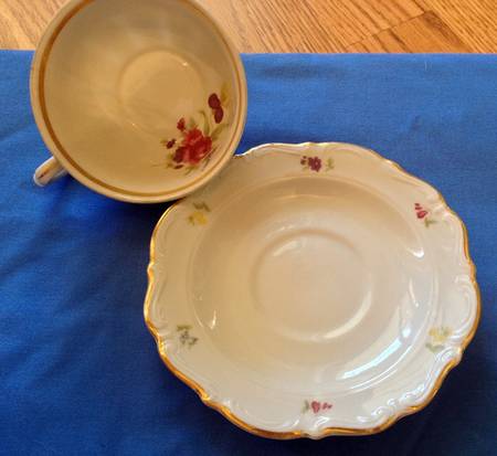 3797 Footed Cup & Saucer Set