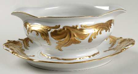 WLB3 Gravy Boat with Attached Underplate