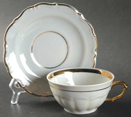 WLB5 Footed Cup & Saucer Set
