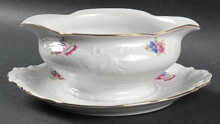 WLB6 Gravy Boat with Attached Underplate