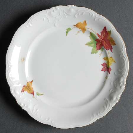 Autumn Leaves Bread & Butter Plate