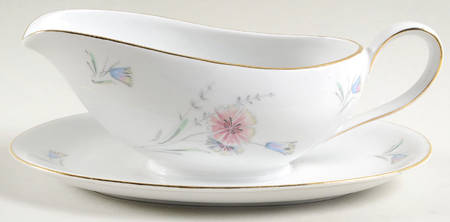 WLD1 Gravy Boat with Attached Underplate
