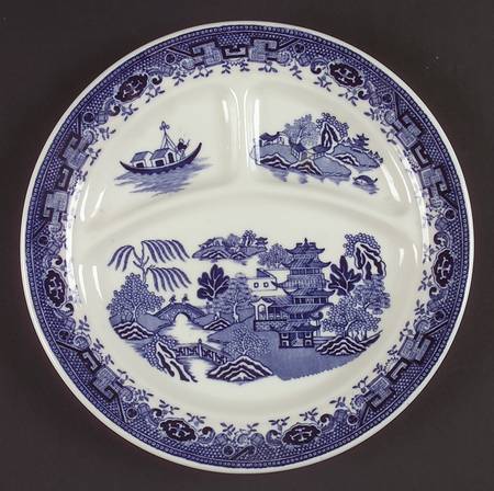 Blue Willow Grill Plate