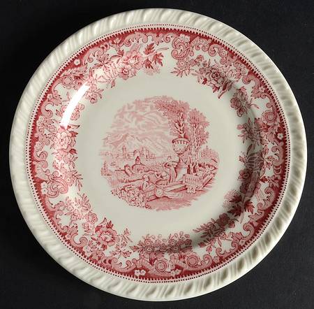 Herald Pink Salad Plate