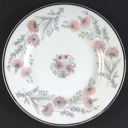 Pink Lace Bread & Butter Plate