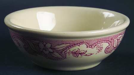 Majestic Red (Tan Background) Coupe Cereal Bowl