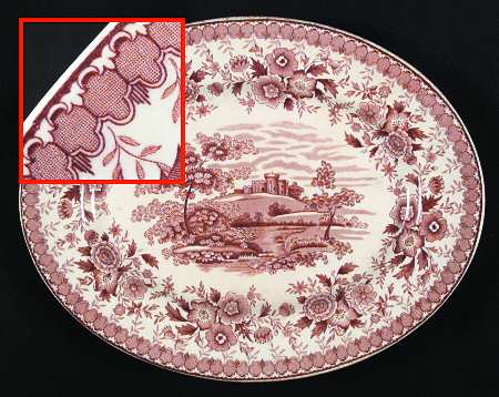 Woodland Brown 12" Oval Serving Platter