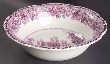Abbeys Lavender 9" Round Vegetable Bowl