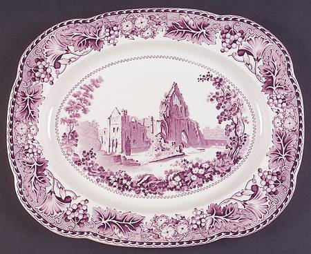 Abbeys Lavender 13" Oval Serving Platter