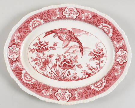 Aquila Pink 12" Oval Serving Platter