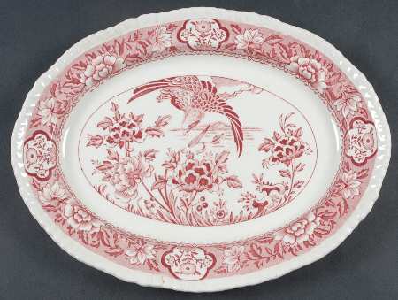 Aquila Pink 10" Oval Serving Platter