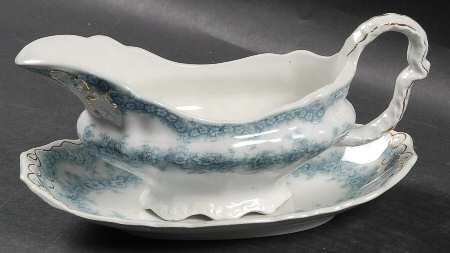 Argyle Gravy Boat & Underplate/Relish