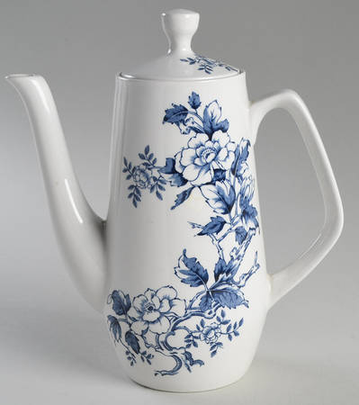 Ashbourne Blue (Smooth) Coffee Pot & Lid
