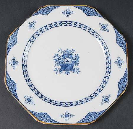 Blue Bombay Luncheon Plate