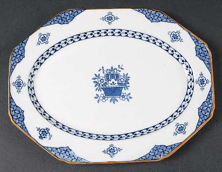Blue Bombay 10" Oval Serving Platter