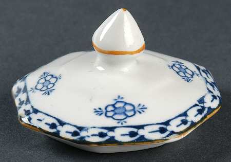Blue Bombay Lid for Sugar Bowl
