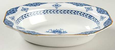 Blue Bombay 8" Oval Vegetable Bowl