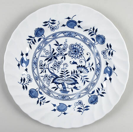 Blue Fjord Luncheon Plate