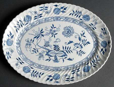 Blue Fjord 12" Oval Serving Platter