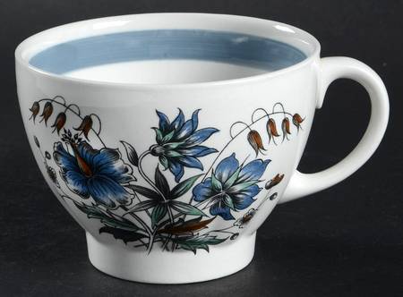 Blue Meadow Flat Cup