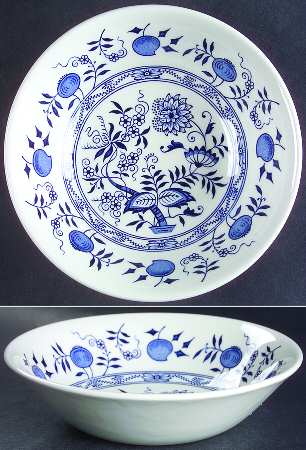 Blue Onion Coupe Cereal Bowl
