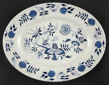 Blue Onion 11" Oval Serving Platter