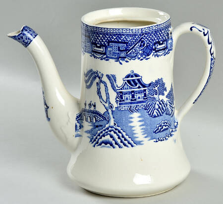 Blue Willow (Older) Coffee Pot No Lid