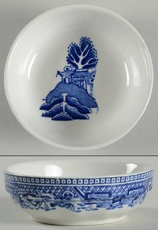 Blue Willow (Older) Salt Dip