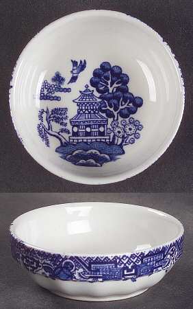 Blue Willow (Older) Salt Dip