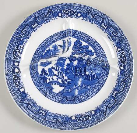 Blue Willow (Older) Grill Plate