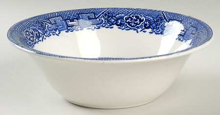 Blue Willow (Older) 7" Round Vegetable Bowl