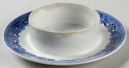Blue Willow (Older) Round Butter No Lid